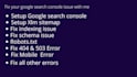fix google search console errors and do indexing