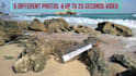 put your text inside a bottle at beach