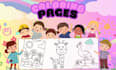 illustrate kdp coloring book pages for kids and adults