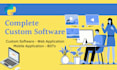 develop complete custom software or web application