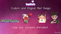 do custom animated alerts for your twitch stream