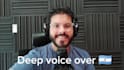 do a professional voice recording with deep and warm tones
