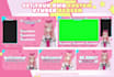 create cute banner or animated screens for your vtuber twitch chanel