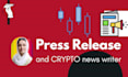 be your crypto press release and news writer