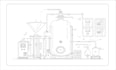 draw technical illustration, product vector line art ,instruction manual design