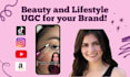 create beauty and lifestyle ugc videos for social media