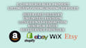 do product listing, uploading or adding to shopify, amazon, ebay or woocommerce
