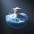do 3d water simulation fluid simulation 3d cgi product animation liquid splash