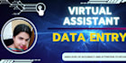 be virtual assistant for data entry, copy paste and retyping PDF tasks