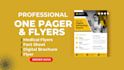 design one pager, business proposal, sales sheet, executive summary, one sheet