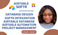 do airtable datable softr client portal, integrate with zapier automation