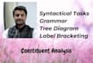 inscribe syntax, trees, labeling, constituents, x bar theory