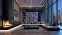 create luxurious apartment rain video for monetization