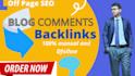 make backlinks using blog comments