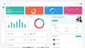 design a UI UX admin dashboard or saas landing page