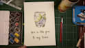 illustrate anything in watercolor and calligraphy