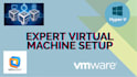 set up and configure your virtual machine using vmware and hyperv