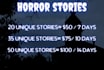 do ghostwrite books, short horror stories, creepy story
