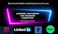 provide you organically linkedin, instagram and facebook marketing
