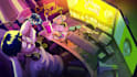 draw your desk setup, for vtuber twitch and youtube stream