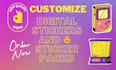 create custom digital stickers and sticker packs