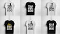 do typography custom t shirt design, creative and graphic