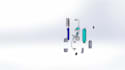 create 3d design of multifunctional hairtool