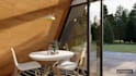 design and render a frame cabin houses