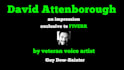 record a david attenborough voice over