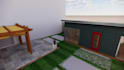 design your backyard, patio, terrace 3d realistic landscape