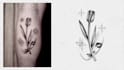 draw custom fine line and blackwork tattoo design