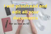 accurately proofread all your documents, website, blogs etc