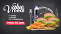 create a restaurant menu display and advertising videos