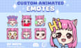 create custom cute chibi animated emotes