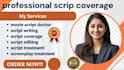 do roily weed standard script coverage