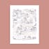 create vector map illustration hand drawn