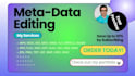 professionally edit metadata for audio, video, and images
