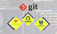make you git, github, gitlab and bitbucket master, solve issues and teach you