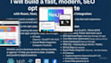 build a fast,modern,SEO optimized website with react,nextjs,tailwind,shadcn