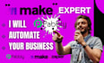 make com automation integrations integromat zapier gohighlevel n8n make pabbly