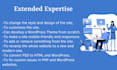 fix bugs and develop HTML, CSS, PHP, wordpress websites