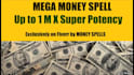 cast spell money spell magic spell super wealth spell up to 1 million x potency