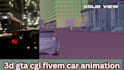 create realistic fivem cgi gta 3d vehicle model animation and automotive vfx