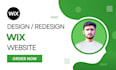 wix website design, wix website redesign wix landing page