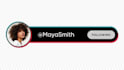 make an animated tiktok follow overlay