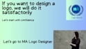 create logo and office background