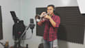 going to record a professional trumpet session