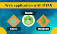 build website using mongo db, postgresql, express js, react js, node js