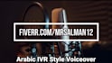 record arabic and saudi accent voiceover in low budget