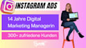 do instagram ads, campaigns in german, deutsch